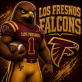 Los Fresnos Falcons Crewneck Tshirt