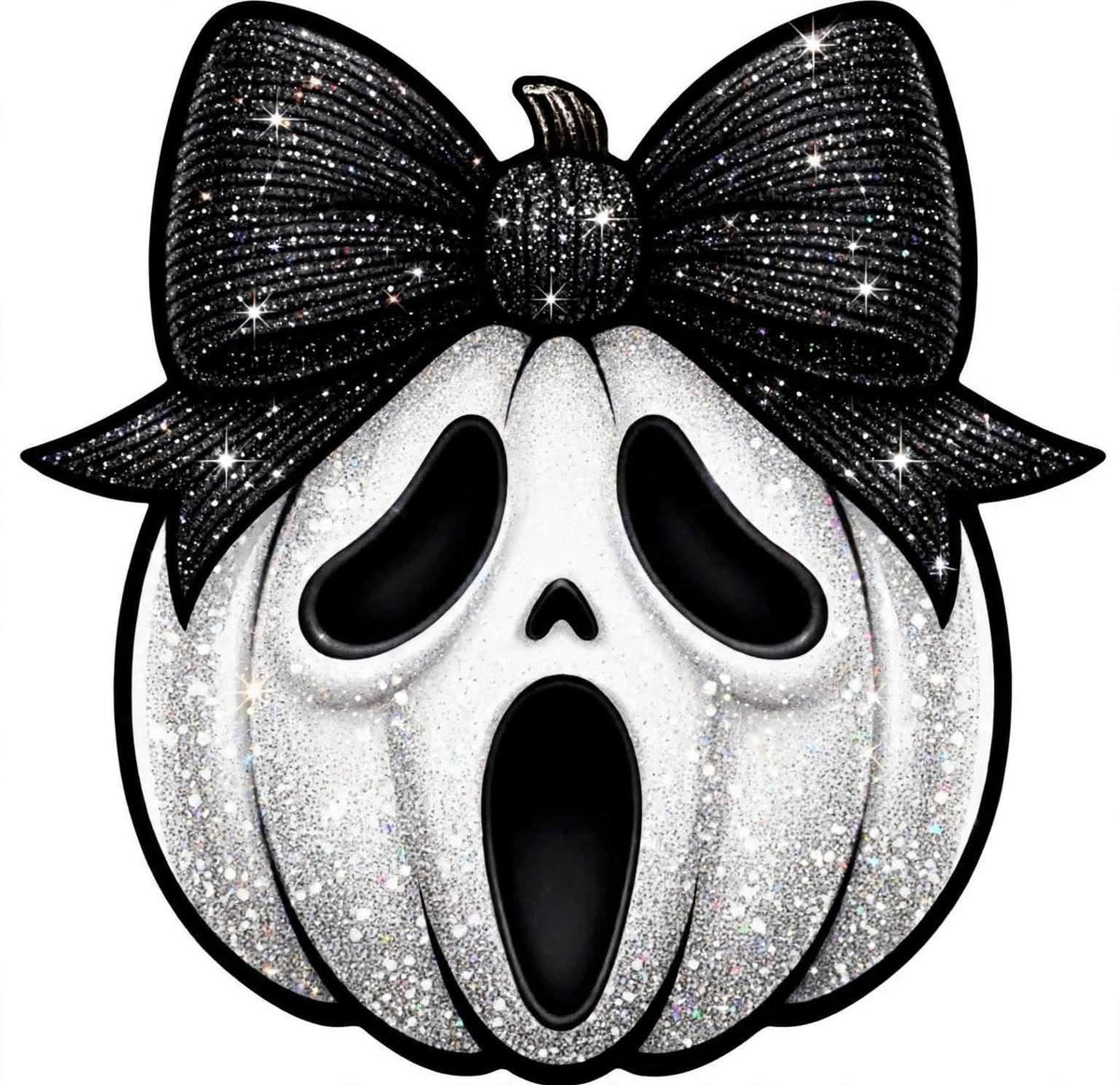Ghost Face Pumpkin