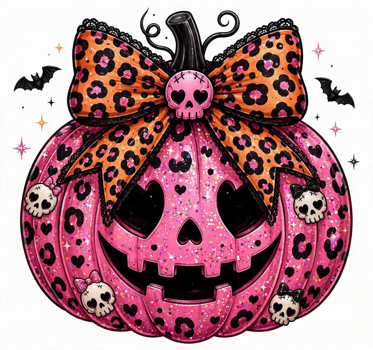 Halloween Pumpkin Bow