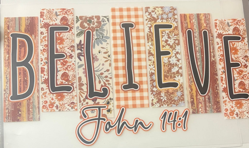 BELIEVE JOHN 14:1 TSHIRT
