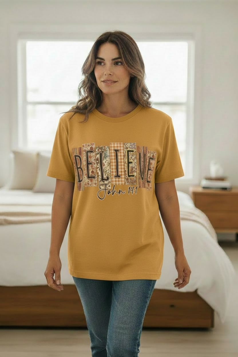 BELIEVE JOHN 14:1 TSHIRT