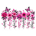 Breast Cancer Flowers T-Shirt