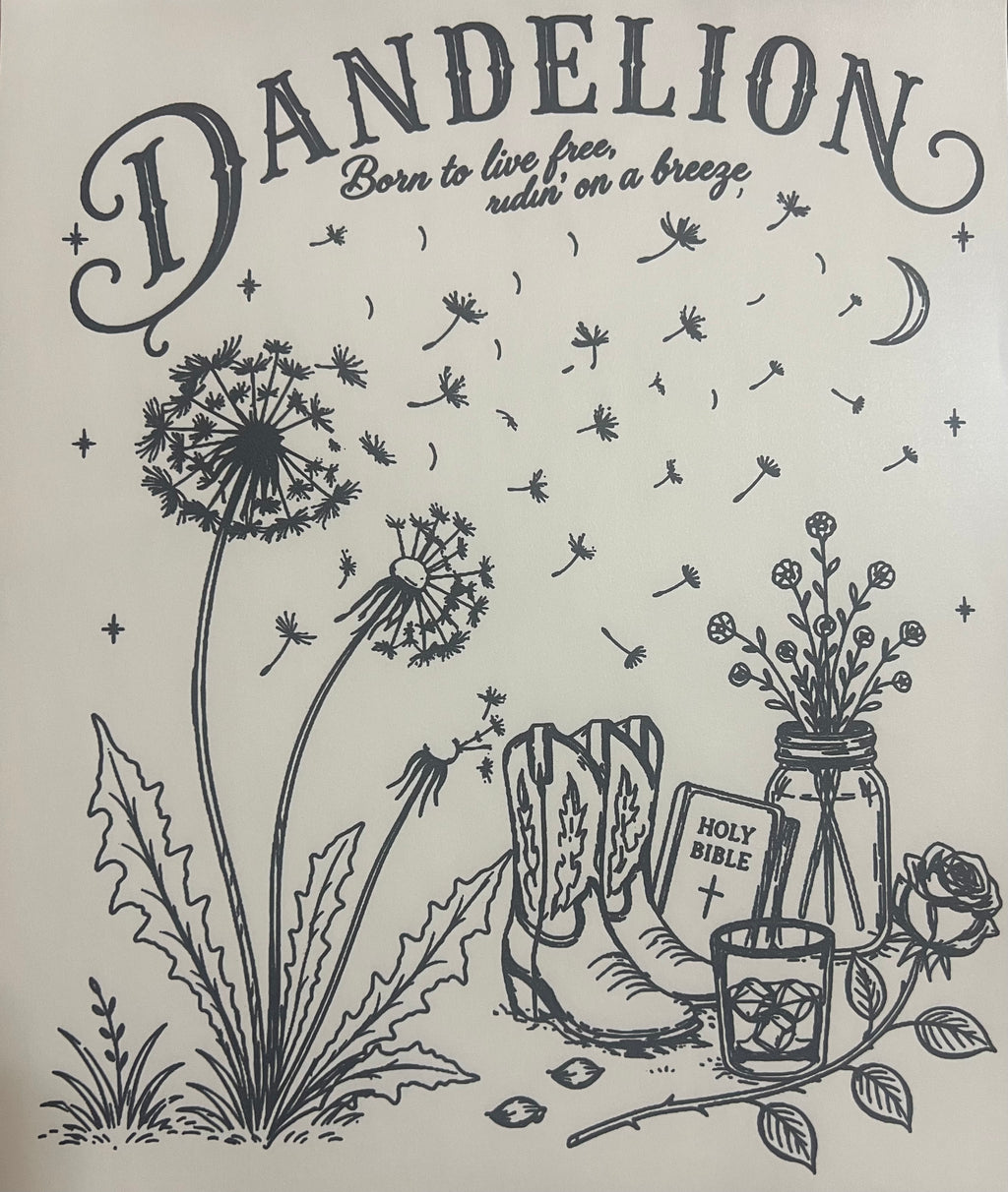 DANDELION CREWNECK TSHIRT