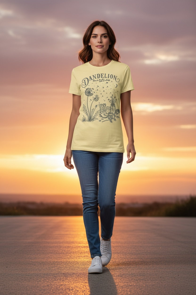 DANDELION CREWNECK TSHIRT