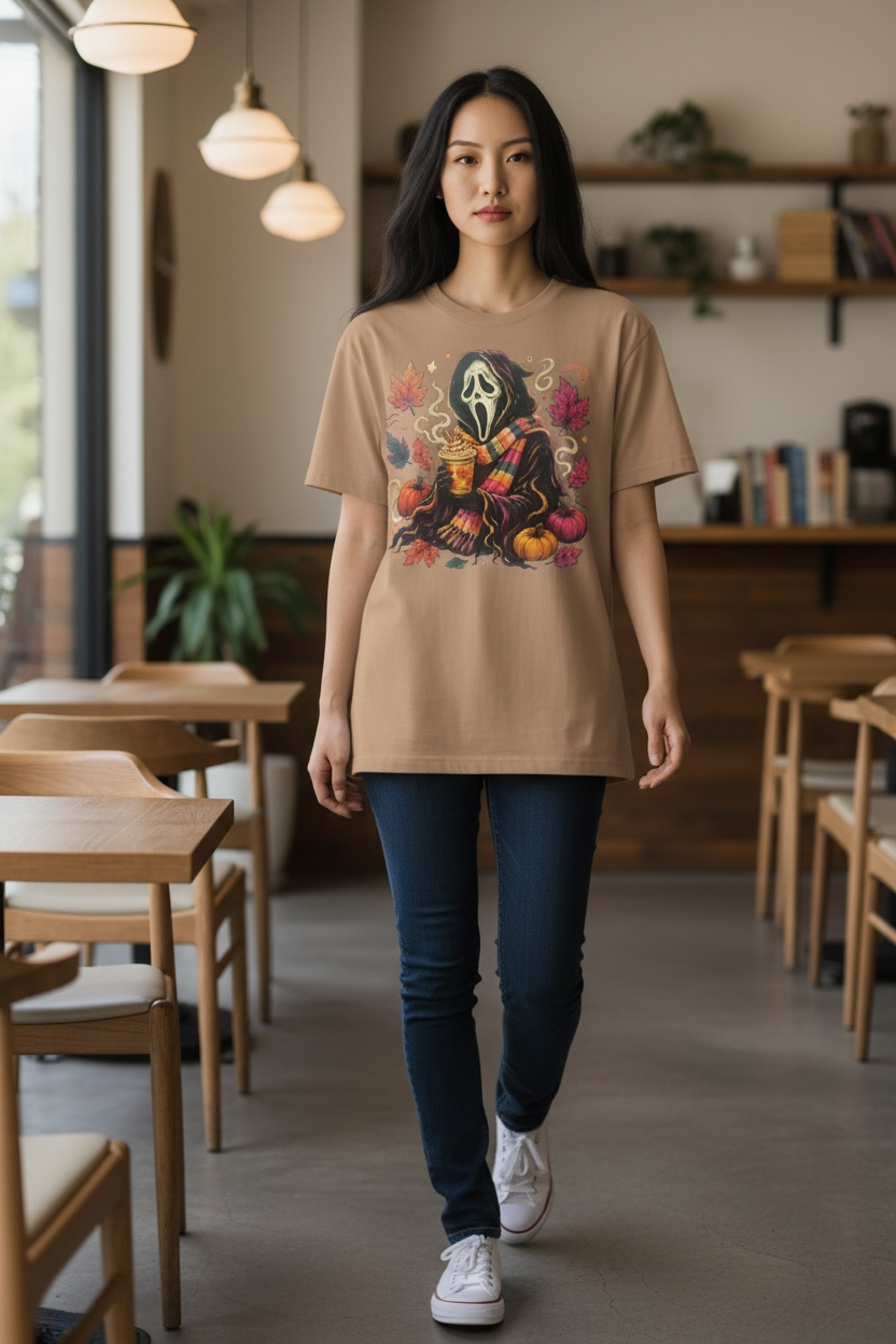 GHOST FACE CREWNECK TSHIRT