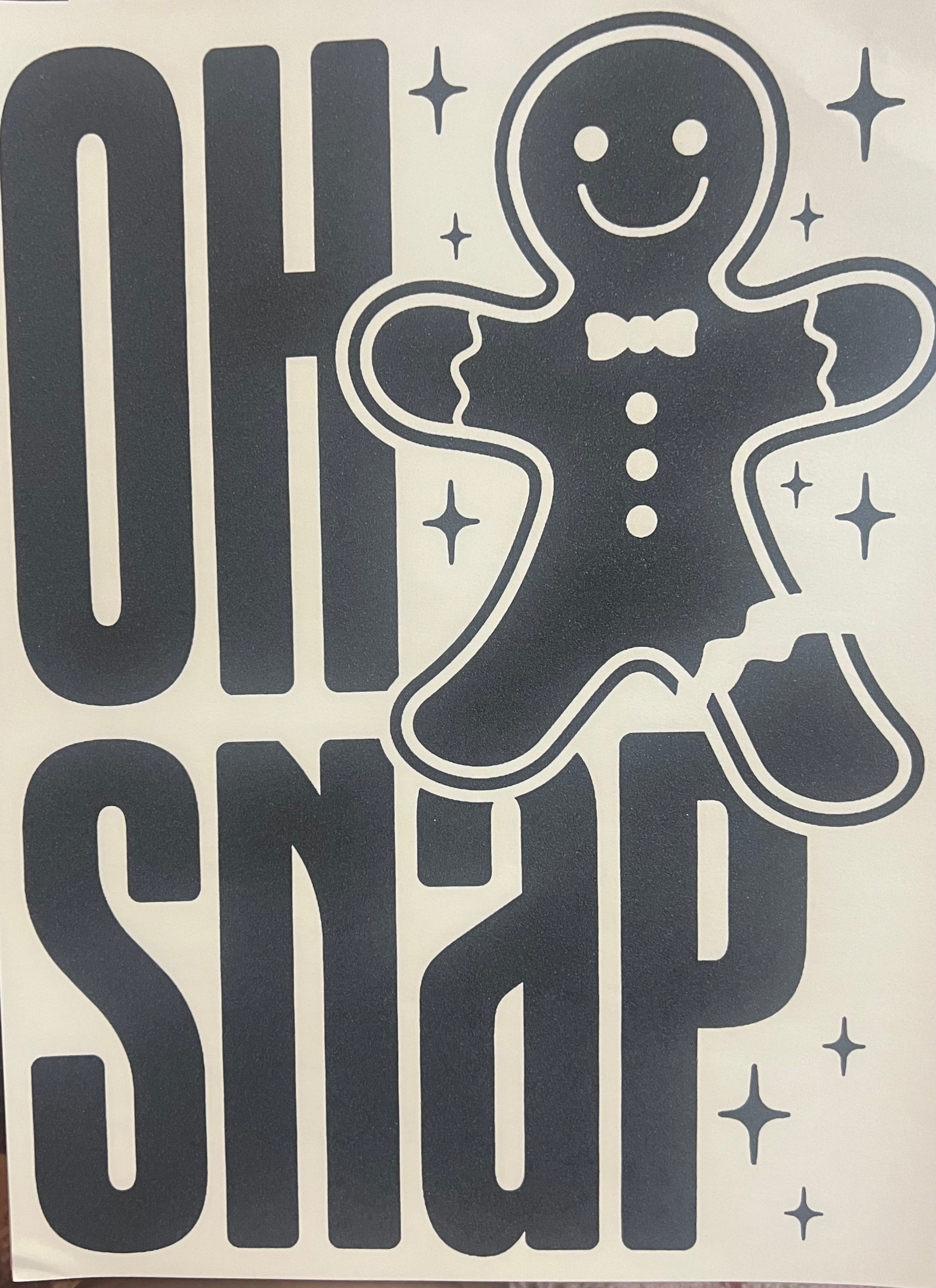 GINGERBREAD OH SNAP CREWNECK SWEATSHIRT