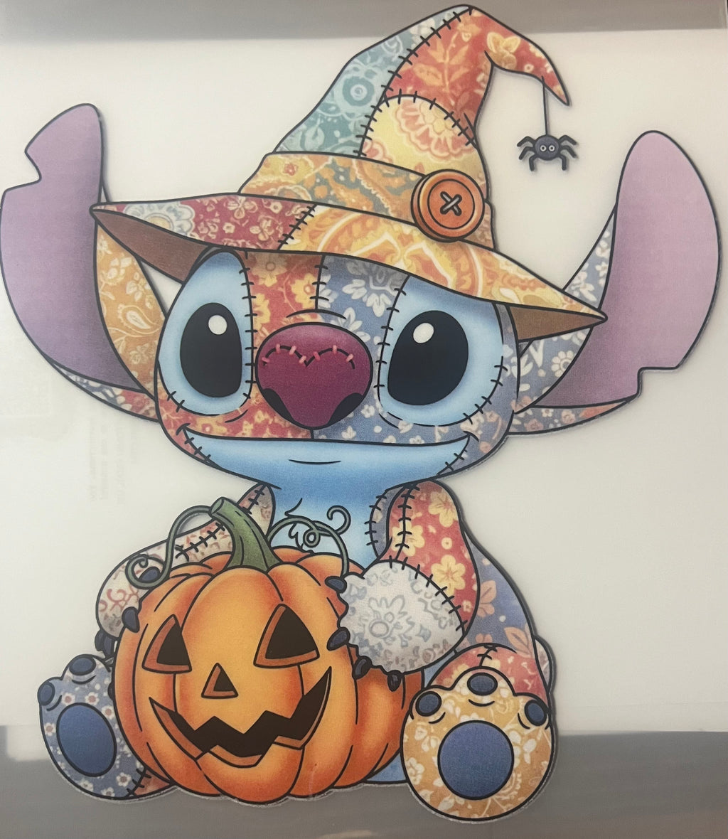 HALLOWEEN STITCH CREWNECK SWEATSHIRT