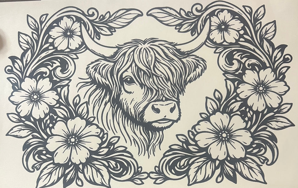 HIGHLAND COW CREWNECK SWEATSHIRT