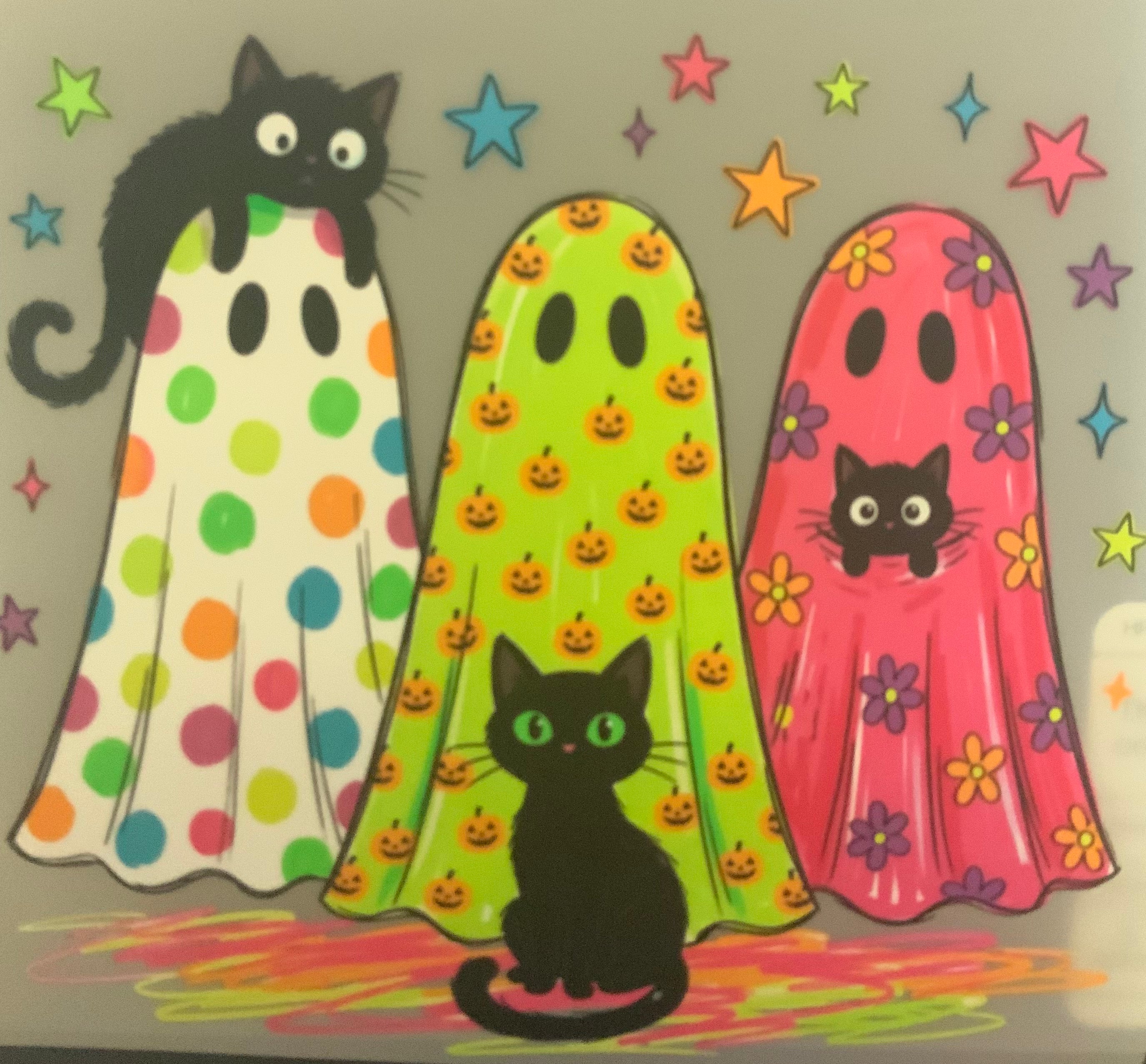3 NEON GHOST W BLK CATS