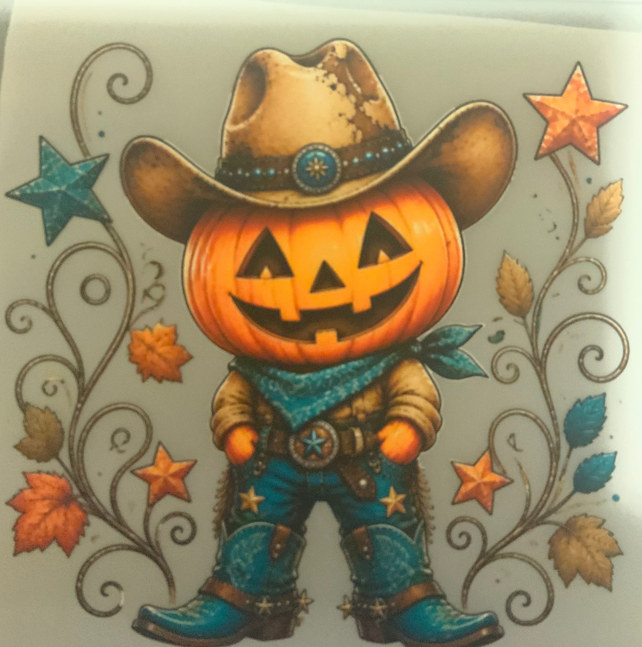 FALL COWBOY PUMPKIN