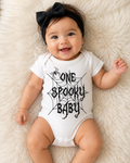 SPOOKY BABY ONESIE