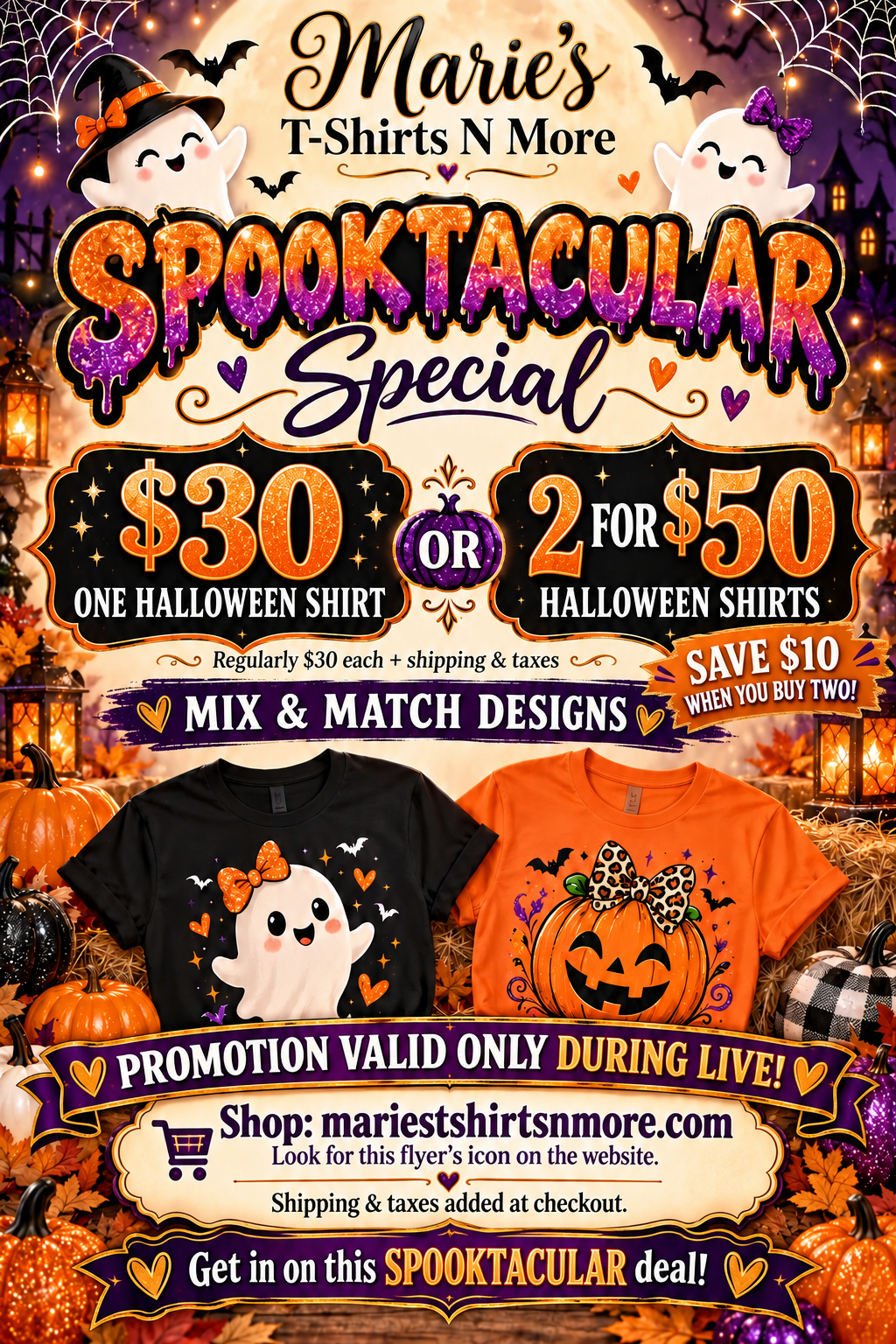 SPOOKTACULAR DEAL