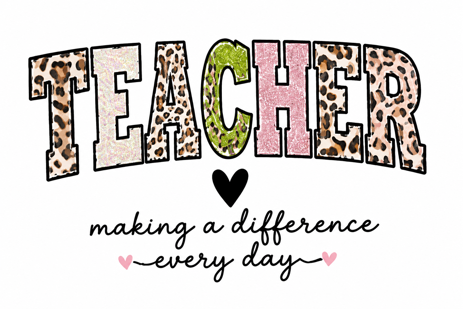 TEACHER CREWNECK TSHIRT